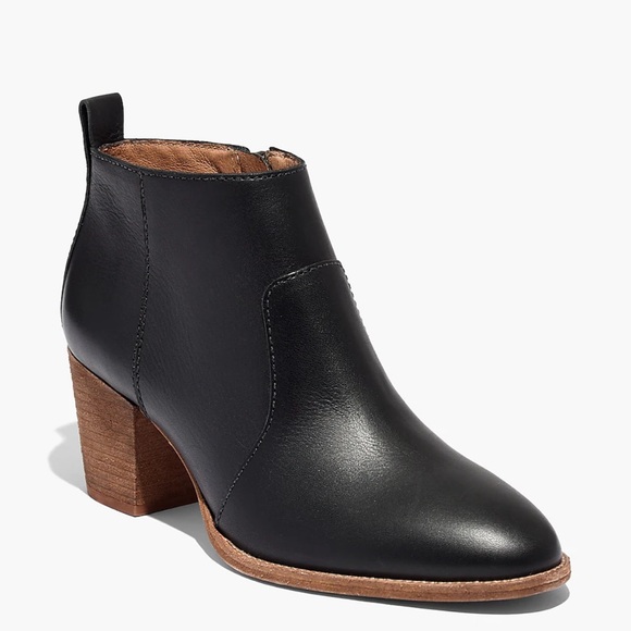 Madewell Shoes - Madewell | 7.5 Black The Brenner Boot in Leather black leaver ankle boot